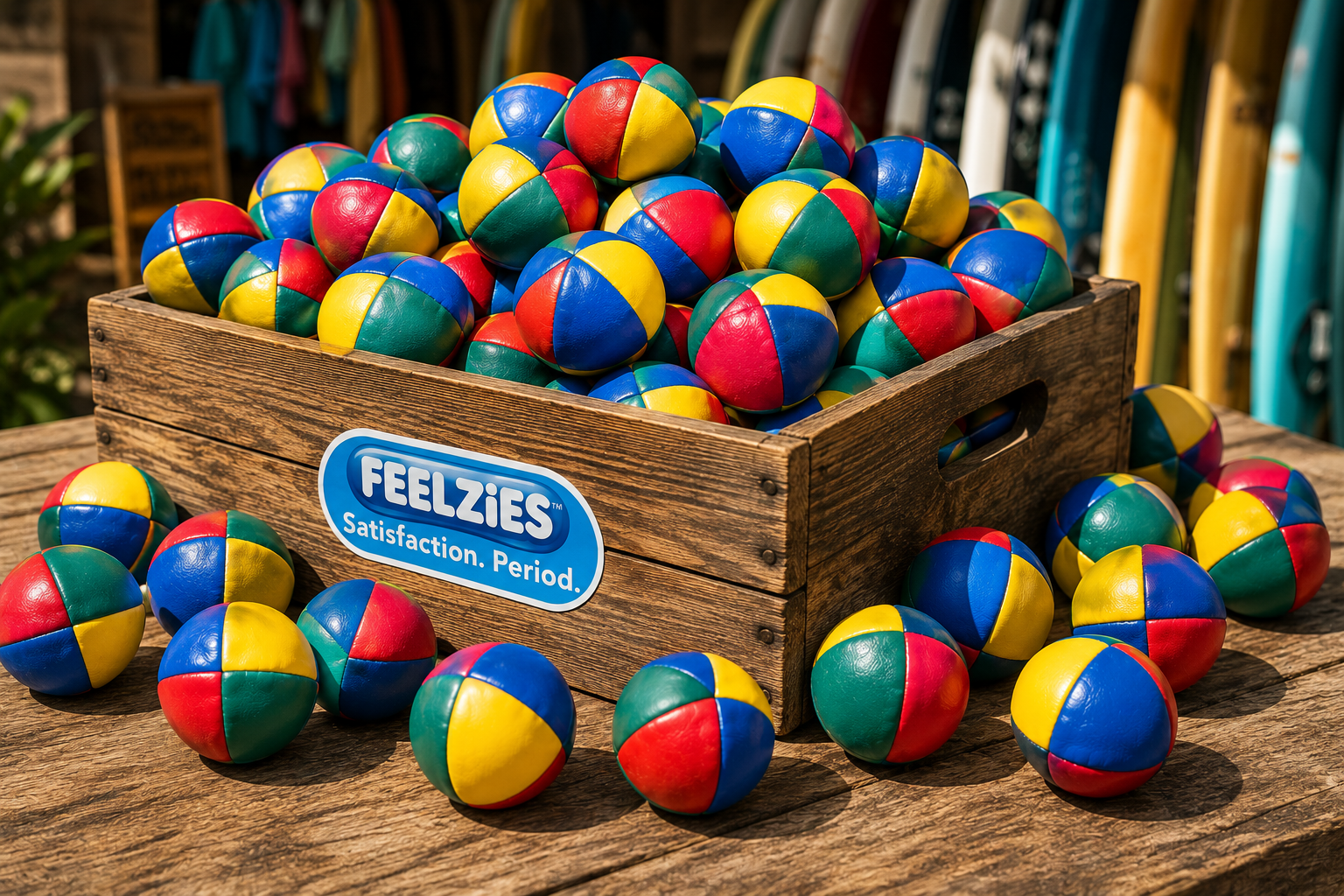 Feelzies™ Soft Touch Footbags – Large Profile - 9 Pack