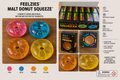 FEELZiES™ Malt Donut Squishy™ | 12 Piece Counter Display