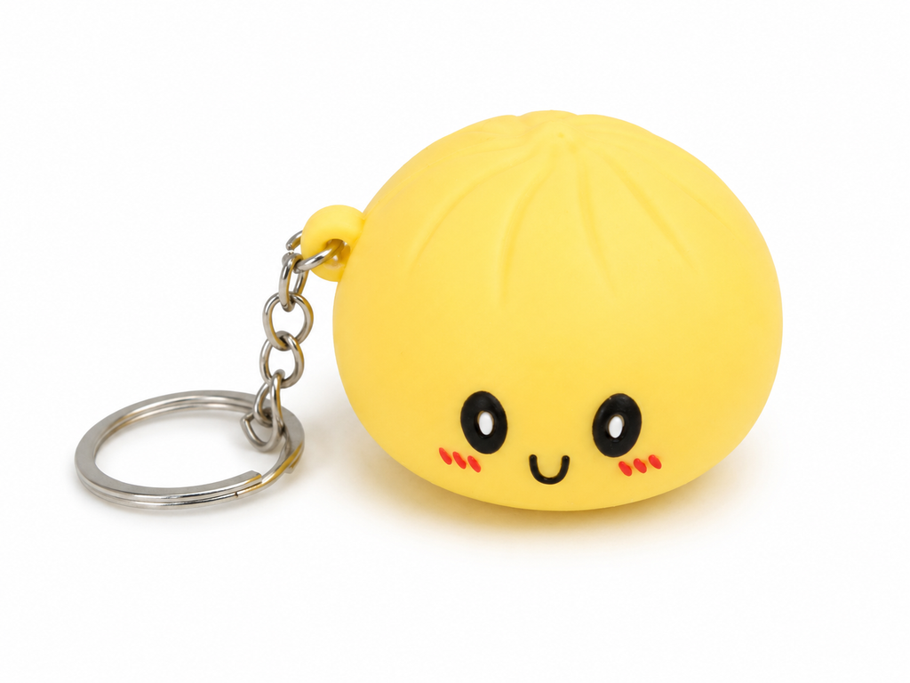 FEELZiES™ Light Up Dumpling Squishy™ | Keychain Sensory Bag Charm